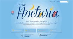 Desktop Screenshot of knownocturia.com